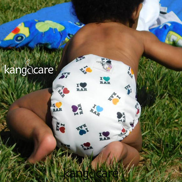 Kanga Care Print Rumparooz Cloth Nappy - I Love RAR