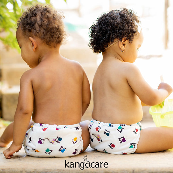 Kanga Care Print Rumparooz Cloth Nappy - I Love RAR