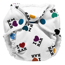 Kanga Care Print Lil Joey AIO Cloth Nappies - I Love RAR