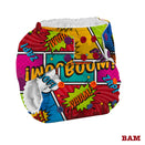 Kanga Care Print Rumparooz Cloth Nappy - BAM