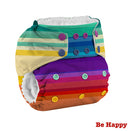 Kanga Care Print Rumparooz Cloth Nappy - Be Happy