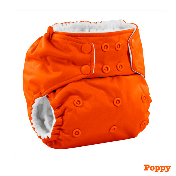 Kanga Care Colour Rumparooz Cloth Nappy - Poppy