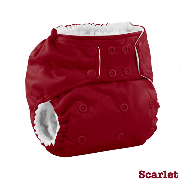 Kanga Care Colour Rumparooz Cloth Nappy - Scarlet