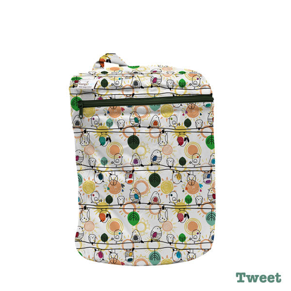 Kanga Care Print Wet Bag Mini - Tweet