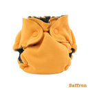 Kanga Care Ecoposh OBV Fitted Newborn Cloth Nappy - Saffron