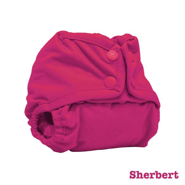 Kanga Care Colour Rumparooz Newborn Cloth Nappy Cover - Sherbert