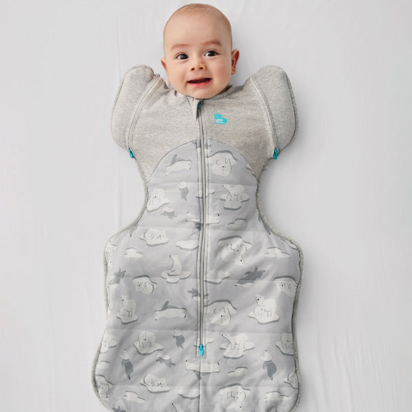 Love to Dream Swaddle UP Transition Bag (50/50) Extra Warm 3.5 TOG - South Pole Grey