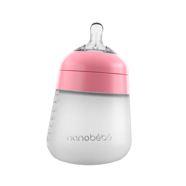 Nanobebe Flexy Silicone Bottle Single Pack - Pink