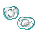 Nanobebe Flexy Silicone Pacifier - Twin Pack - Teal