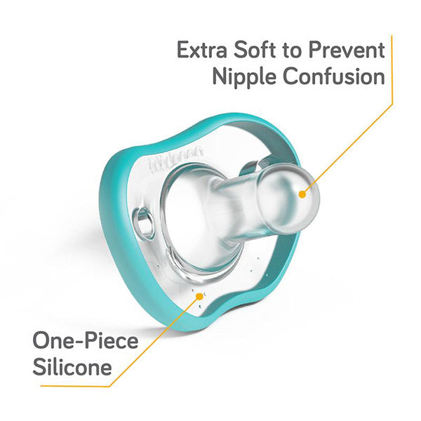 Nanobebe Flexy Silicone Pacifier - Twin Pack