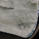 OiOi Reversible Cozy Fleece Pram Liner - Blue Paisley