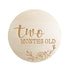 One.Chew.Three Wooden Milestone Plaques - 12pk