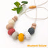 One.Chew.Three Nala Silicone Necklace - Mustard Yellow