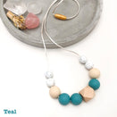 One.Chew.Three Nala Silicone Necklace - Teal