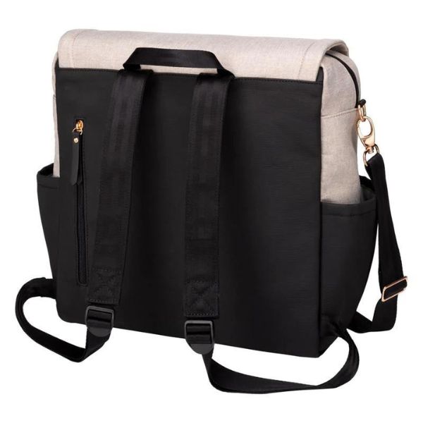 Petunia Pickle Bottom Boxy Backpack - Sand/Black
