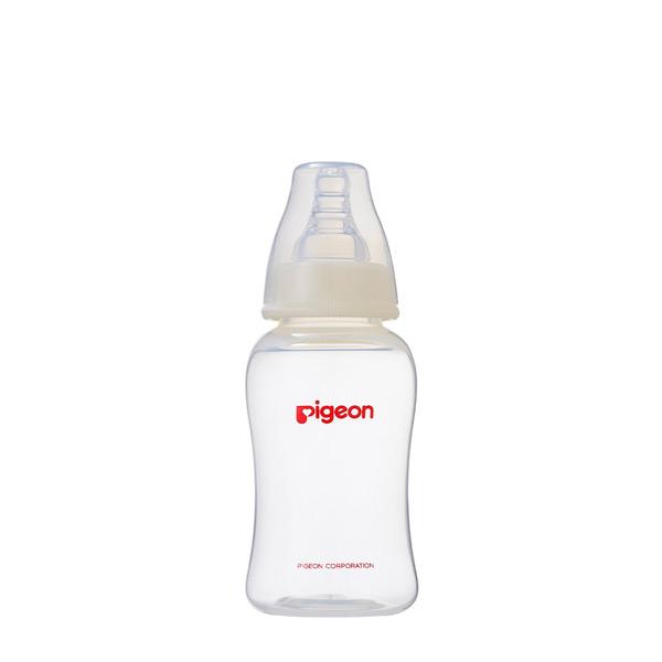Pigeon Flexible Peristaltic Slim Neck Bottle - Premium Crystal Clear PP