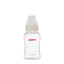 Pigeon Flexible Peristaltic Slim Neck Bottle - Premium Crystal Clear PP