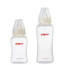 Pigeon Flexible Peristaltic Slim Neck Bottle - Premium Crystal Clear PP