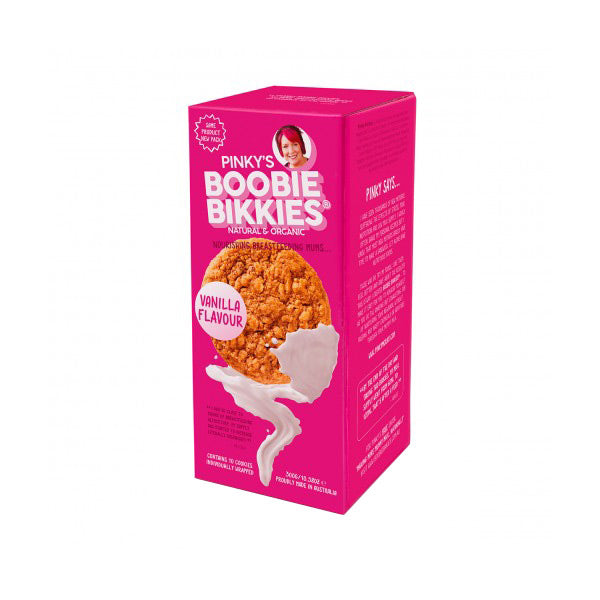 Pinky's Boobie Bikkies - Organic Oat and Vanilla Flavour