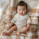 Pop Ya Tot Lancaster Organic Knit Blanket