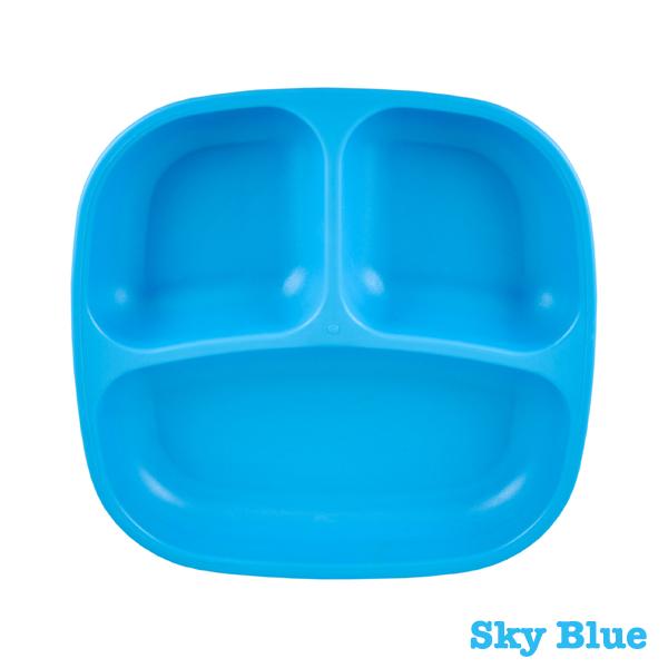 Re-Play Recycled Divided Plate - Sky Blue