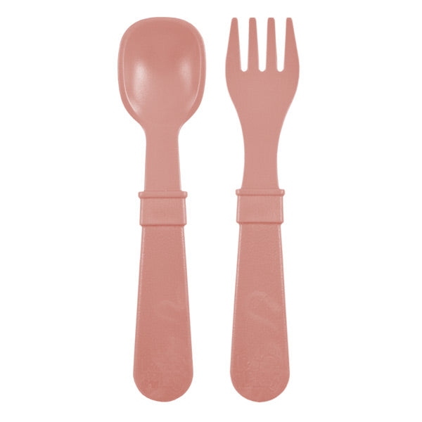 Re-Play Recycled Fork and Spoon Set - Naturals Collection