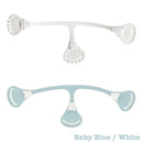Snappi Nappy Fastener - 2pk - Baby Blue/White