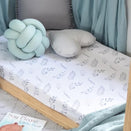 Snuggle Hunny Kids Fitted Cot Sheet - Wild Fern
