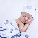 Snuggle Hunny Kids Jersey Wrap with Matching Headwear - Cloud Chaser