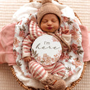 Snuggle Hunny Kids Merino Wool Bonnet and Booties - Fawn