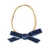 Snuggle Hunny Kids Petite Velvet Bow - Moonlight