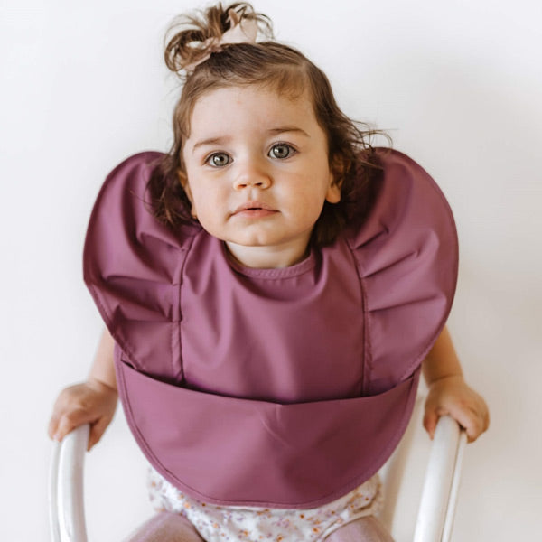 Snuggle Hunny Kids Waterproof Snuggle Bib - Mauve