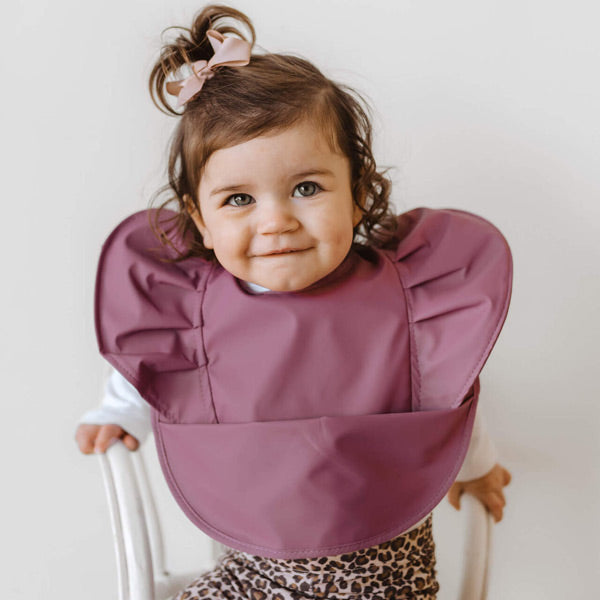 Snuggle Hunny Kids Waterproof Snuggle Bib - Mauve