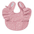 Snuggle Hunny Waterproof Snuggle Bib - Pink Fleur Frill
