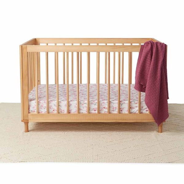 Snuggle Hunny Kids Fitted Cot Sheet - Camille