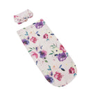 Snuggle Hunny Kids Snuggle Swaddle Sack with Matching Headwear - Floral Kiss