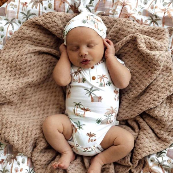 Snuggle Hunny Knotted Beanie - Palm Springs Organic