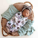 Snuggle Hunny Snuggle Swaddle Sack with Matching Headwear - Banksia Organic