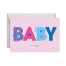 Sprout and Sparrow Large Greeting Card - It's a Girl