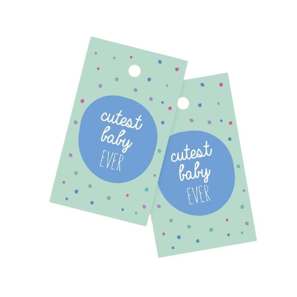 Sprout and Sparrow Gift Tag - Cutest Baby