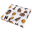 The Little Homie Organic Cotton Swaddle Wrap - Ball Before I Crawl