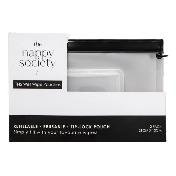 The Nappy Society Reusable Wet Wipe Pouch