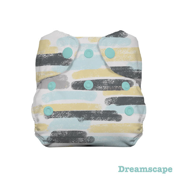 Thirsties AIO Newborn Cloth Nappy - Snap - Dreamscape