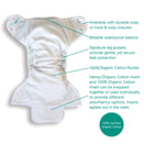 Thirsties Natural Pocket One Size Cloth Nappy - Snap