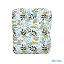 Thirsties Stay Dry Natural AIO One Size Cloth Nappy - Snap - Birdie\