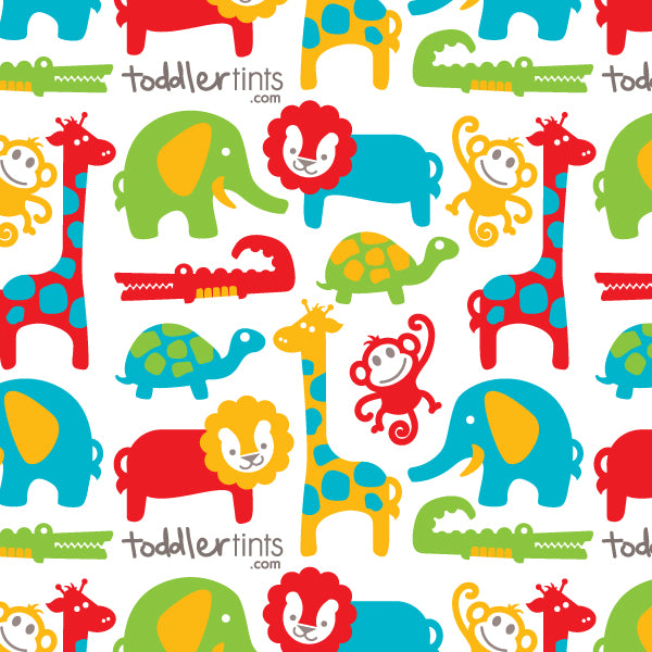Toddler Tints Car Window Shade - Zoo Friends