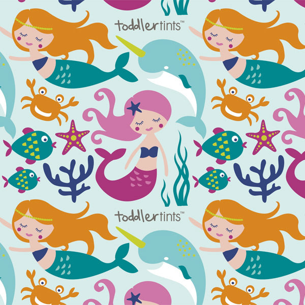 Toddler Tints Car Window Shade - Large Size - Mystical Mermaids