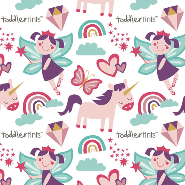 Toddler Tints Car Window Shade - Large Size - Unicorn Wishes
