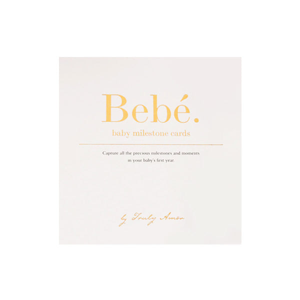 Truly Amor Bebé Baby Milestone Cards