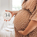 Truly Amor Mamá Pregnancy Milestone Cards